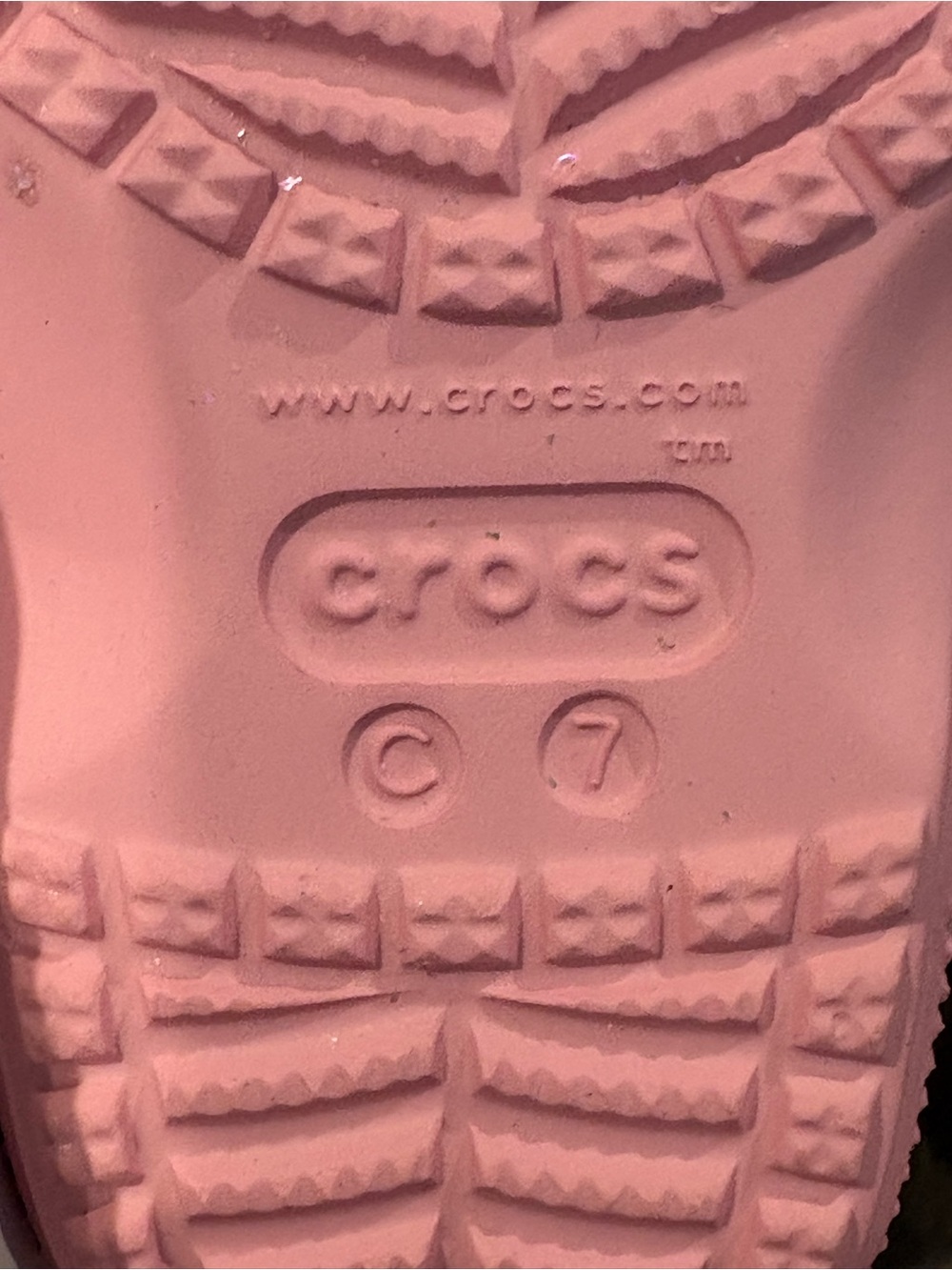 Crocs Classic Glitter Sandal Clog Kid Flamingo Pink Infant Baby Toddler Sizes - Picture 11 of 11